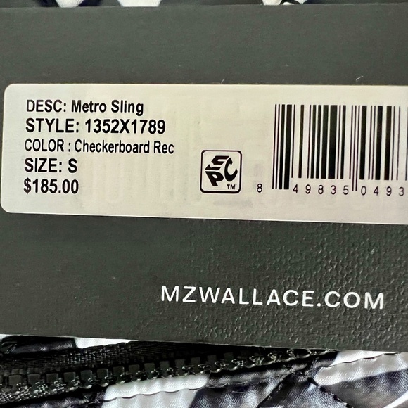 NWT MZ Wallace Metro Sling Checkerboard - Picture 5 of 8